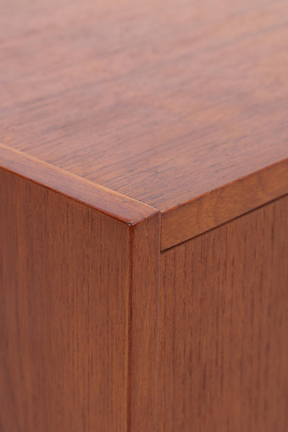 Vintage Teak Schubladen Kommode | Mid Century Schubladen Schrank | Holz Aufbewahrung 60er 70er Jahre