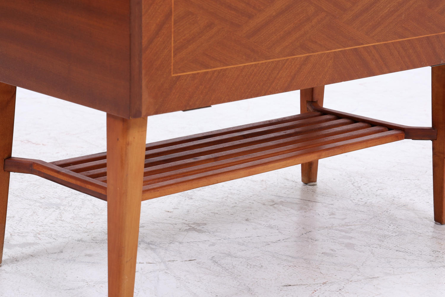 Wunderschöne Vintage Kommode 60er | Mid Century Schrank Klapptür &amp; Schubladen | Retro Holz Aufbewahrung