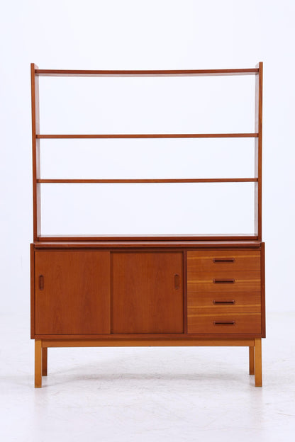 Vintage Teak Regal 60er Jahre | Mid Century Schank Sekretär Retro Holz Aufbewahrung