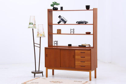 Vintage Teak Regal 60er Jahre | Mid Century Schank Sekretär Retro Holz Aufbewahrung