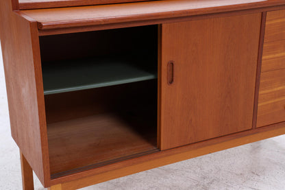 Vintage Teak Regal 60er Jahre | Mid Century Schank Sekretär Retro Holz Aufbewahrung