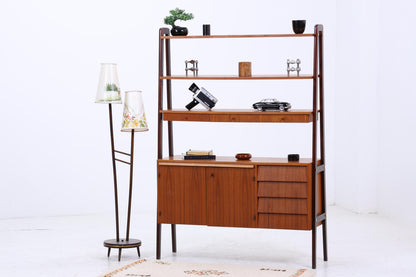 Vintage Teak Regal | Mid Century Schank Sekretär Retro Holz Aufbewahrung 60er 70er