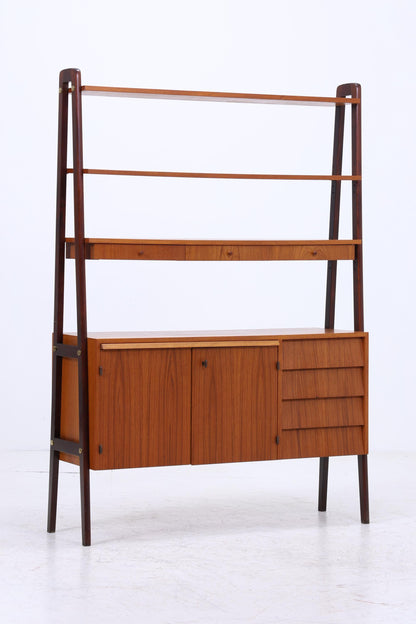 Vintage Teak Regal | Mid Century Schank Sekretär Retro Holz Aufbewahrung 60er 70er