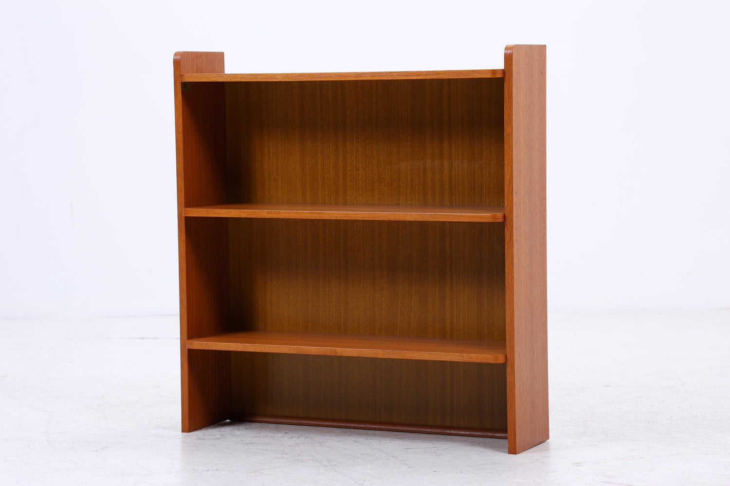 Kleines Vintage Teak Bücherregal | Mid Century Regal | 60er Retro Holz Aufbewahrung