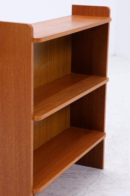 Kleines Vintage Teak Bücherregal | Mid Century Regal | 60er Retro Holz Aufbewahrung