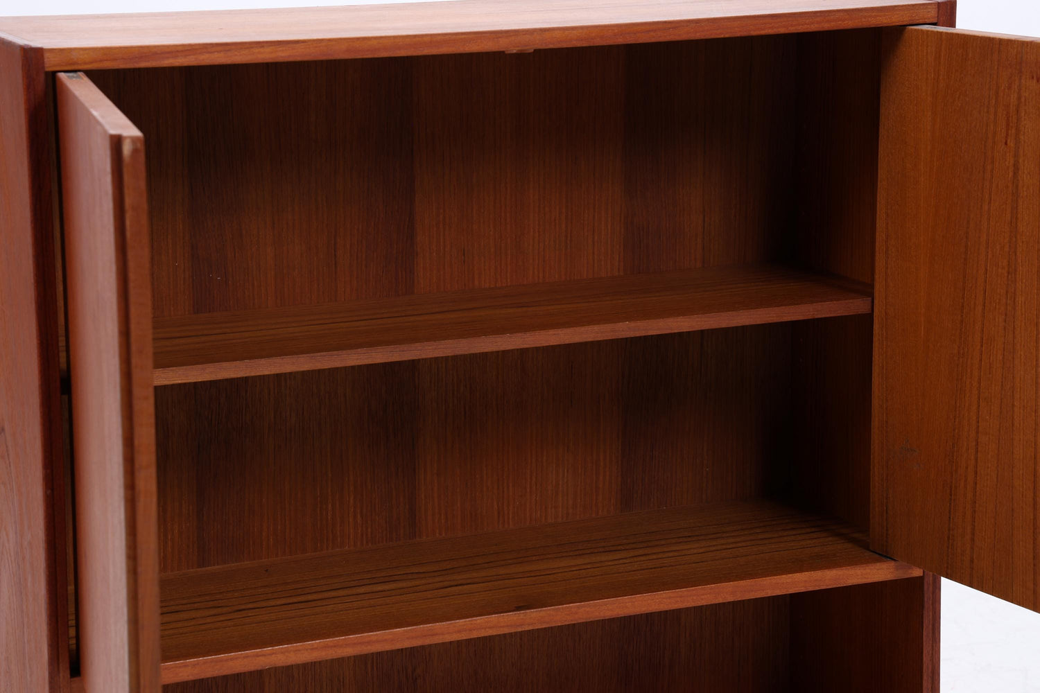 Kleines Vintage Teak Regal | Mid Century Schrank | 60er Retro Holz Aufbewahrung