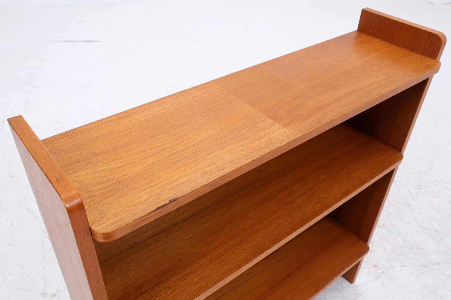 Kleines Vintage Teak Bücherregal | Mid Century Regal | 60er Retro Holz Aufbewahrung