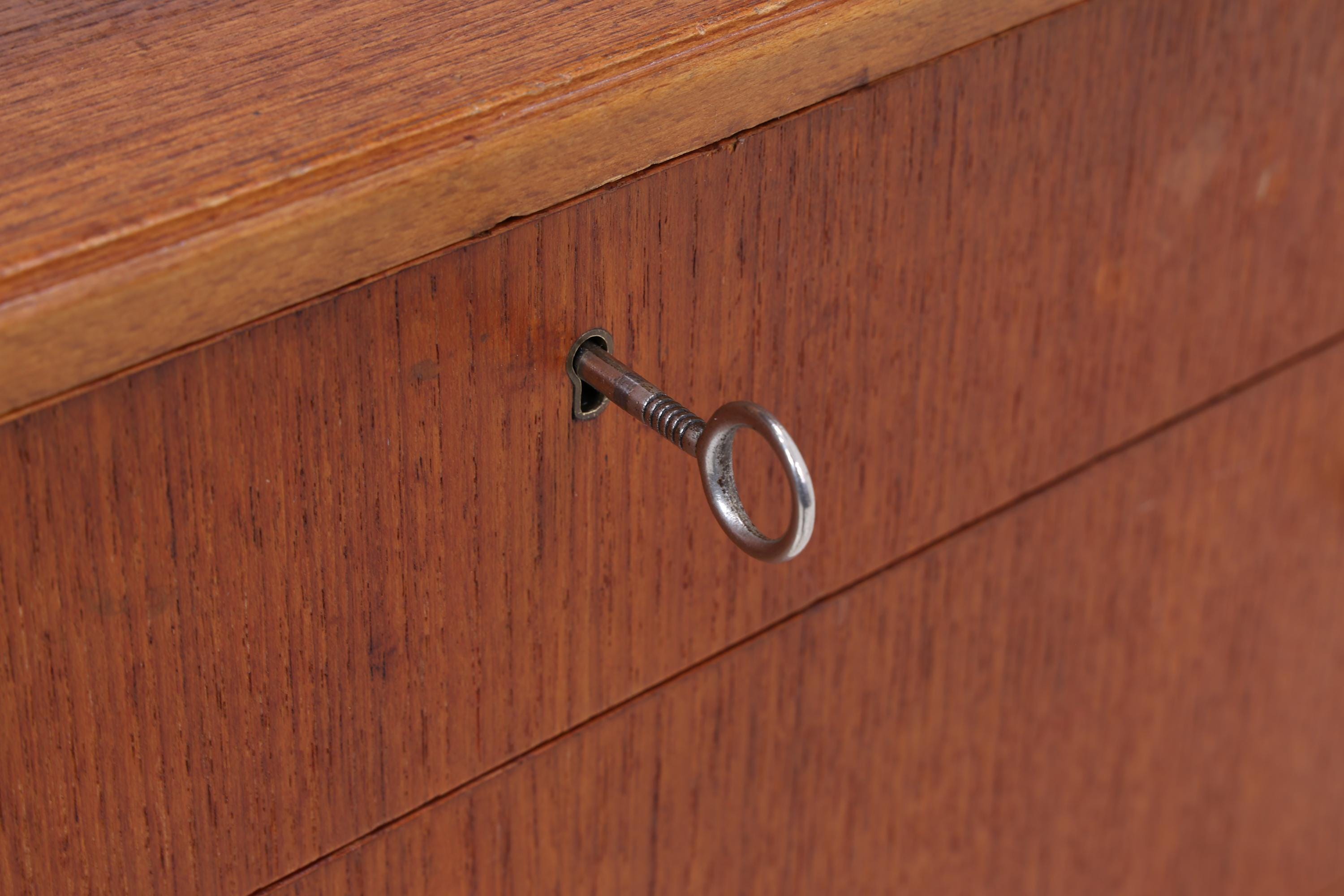 Vintage Teak Regal 60er Jahre | Mid Century Schank Retro Holz Aufbewahrung