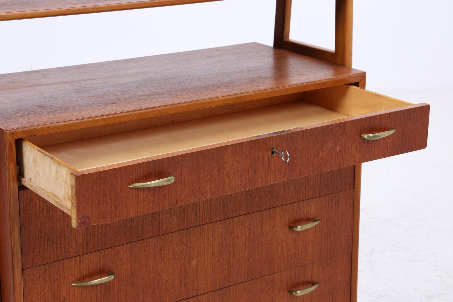 Vintage Teak Regal 60er Jahre | Mid Century Schank Retro Holz Aufbewahrung