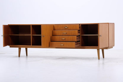 Vintage Sideboard 60er | Mid Century Lowboard | Retro Holz Aufbewahrung