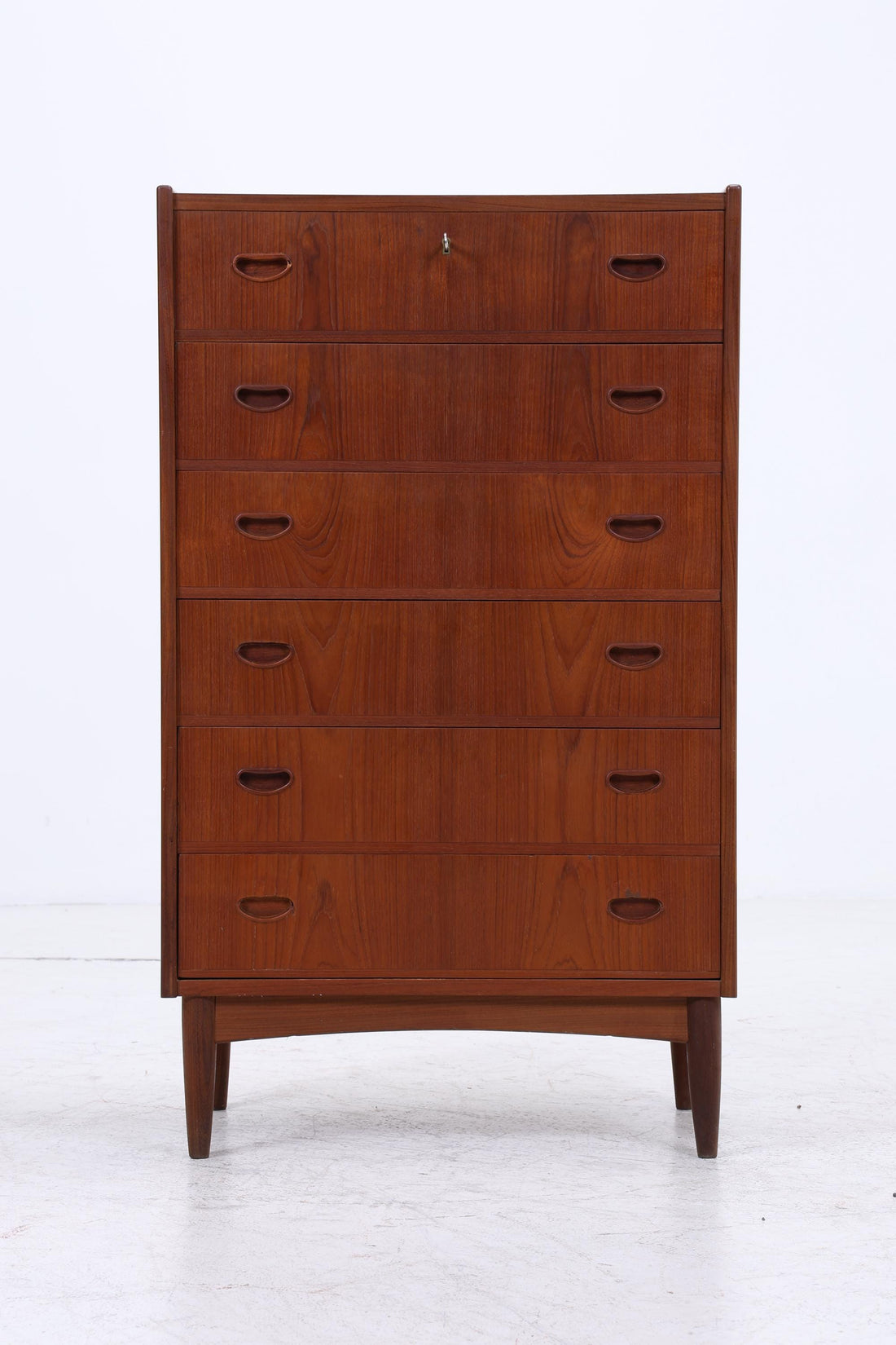 Vintage Teak Schubladen Kommode | Mid Century Schrank Holz Aufbewahrung 60er Jahre Danish Design