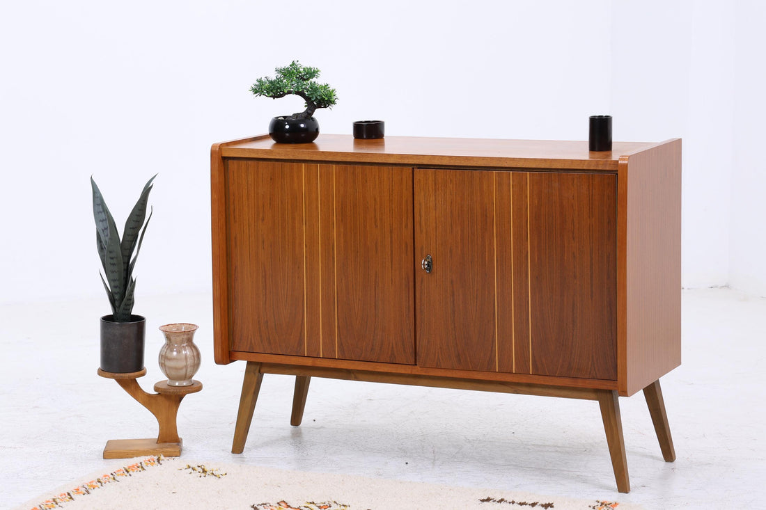 Wunderschöne Vintage Kommode 60er | Mid Century Schrank | Retro Holz Aufbewahrung