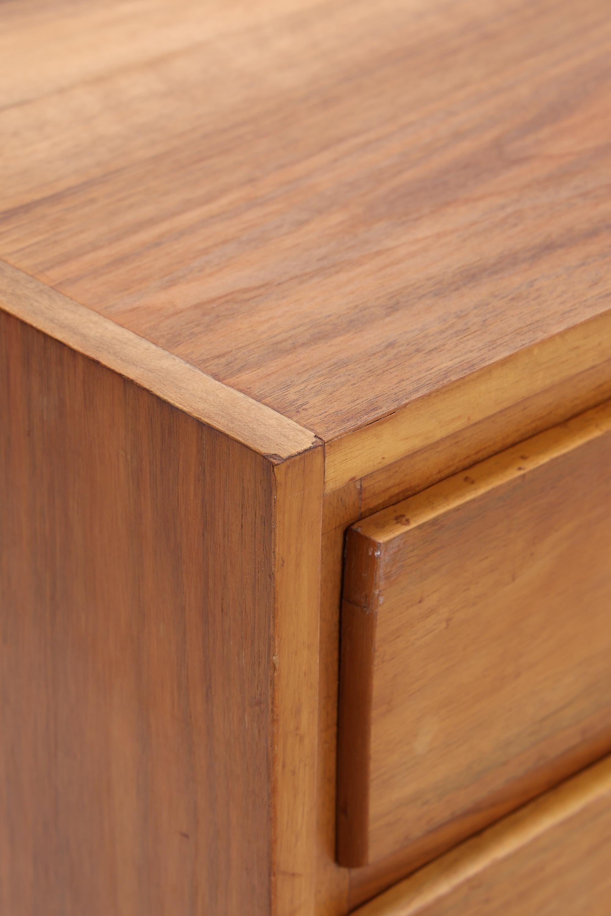 Vintage Sideboard 60er | Mid Century Schubladen Schrank | Retro Holz Aufbewahrung