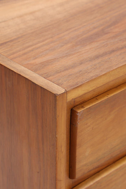 Vintage Sideboard 60er | Mid Century Schubladen Schrank | Retro Holz Aufbewahrung
