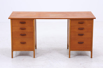 Vintage Teak Schreibtisch aus den 60ern | Mid Century Schubladen Arbeitstisch Bürotisch Tisch Retro Holz