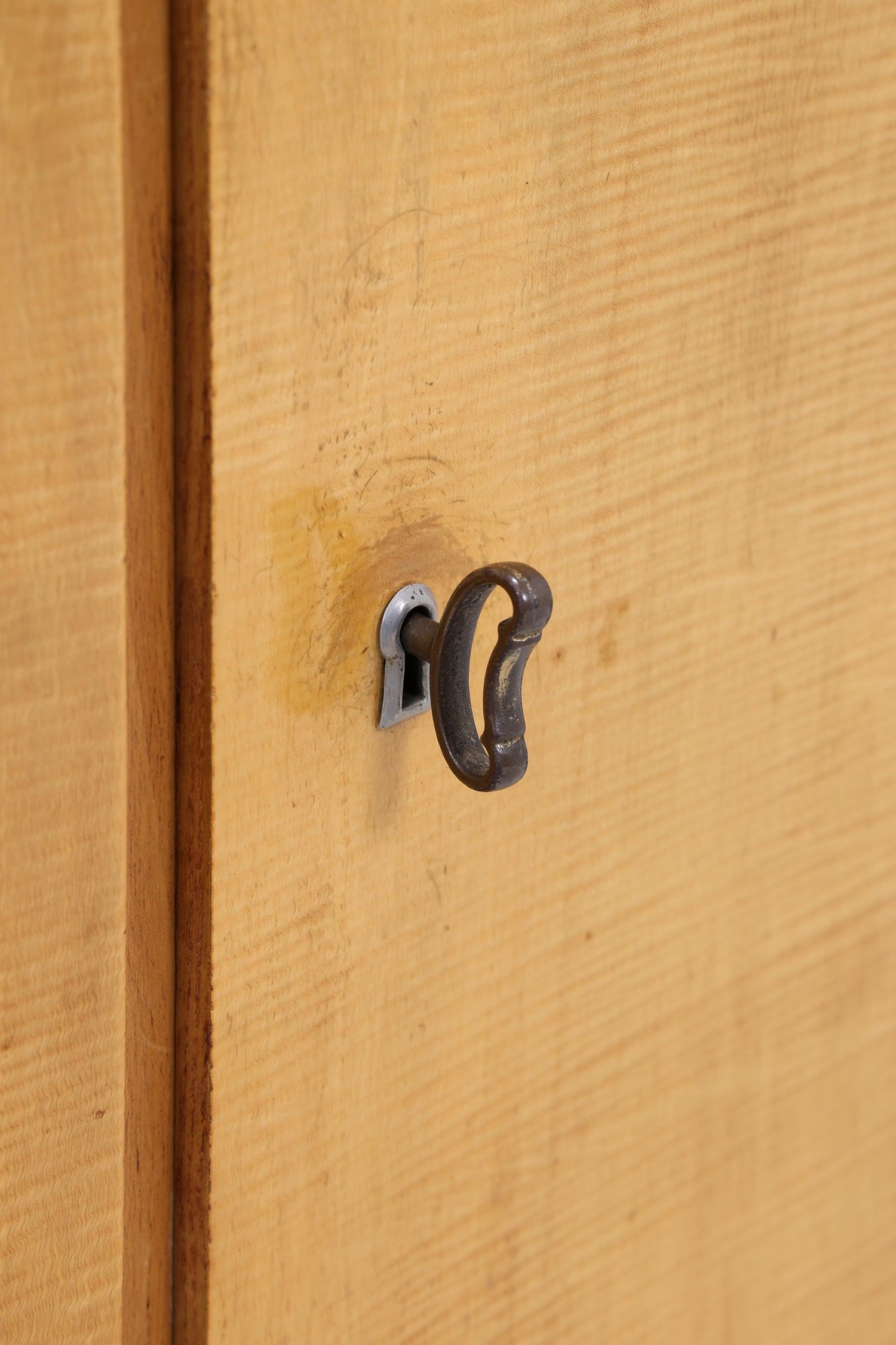 Vintage Kommode 60er | Mid Century Schrank Schwarz | Retro Holz Aufbewahrung