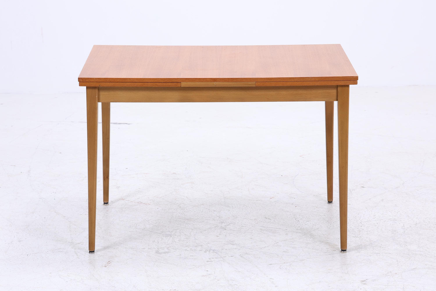 Vintage Teak Esstisch | Mid-Century Ausziehbarer Küchentisch 1960er Teak Holz