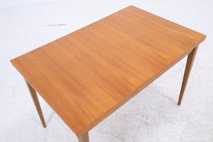 Vintage Teak Esstisch | Mid-Century Ausziehbarer Küchentisch 1960er Teak Holz