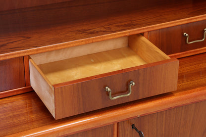 Vintage Regal 60er Jahre | Mid Century Schrank Schubladen Retro Holz Aufbewahrung