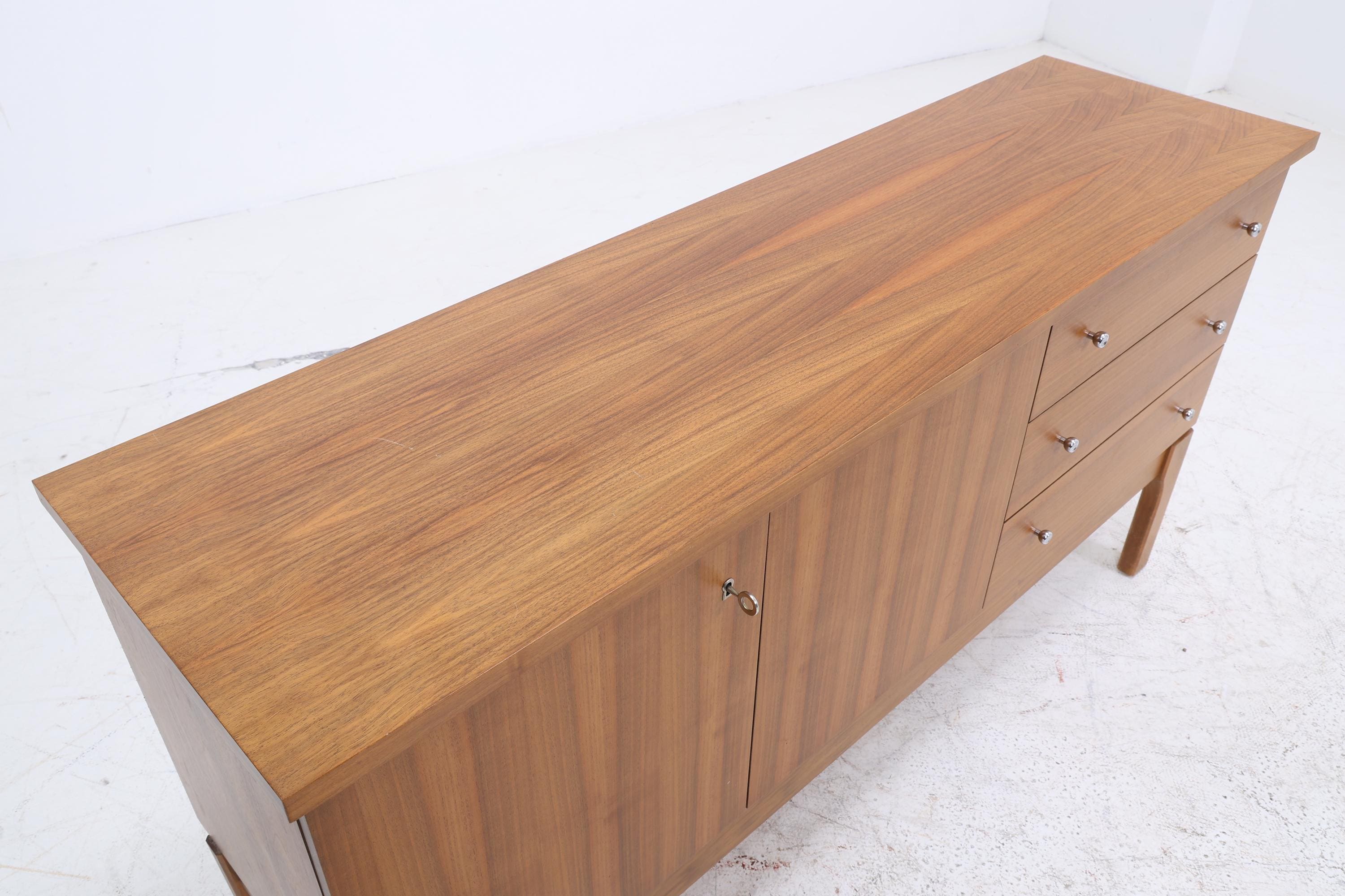 Vintage Sideboard von Mann 70er Jahre | Mid Century Schubladen Anrichte Schrank Retro 60er