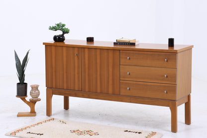 Vintage Sideboard von Mann 70er Jahre | Mid Century Schubladen Anrichte Schrank Retro 60er