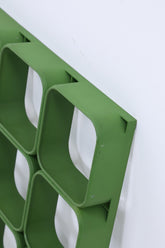 Vintage Wand- oder Deckensystem aus Kunststoff aus den 70ern | Space Age Wandpaneele Mid Century