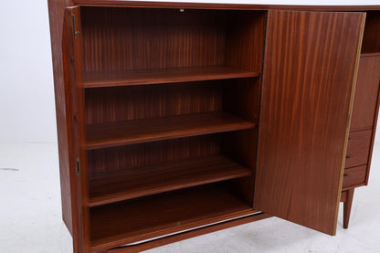 Vintage Teak Schrank 60er Jahre | Mid Century Highboard Holz Aufbewahrung