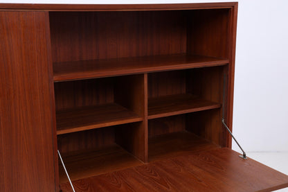 Vintage Teak Schrank 60er Jahre | Mid Century Highboard Holz Aufbewahrung