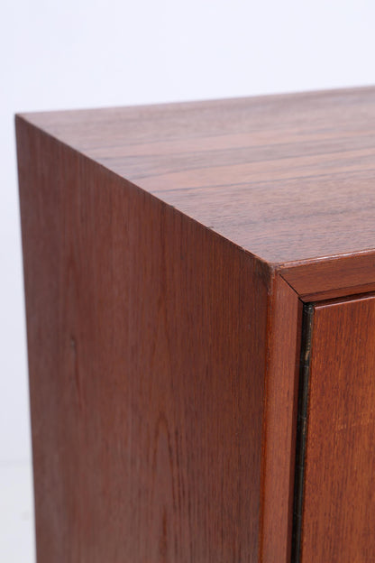 Vintage Teak Schrank 60er Jahre | Mid Century Highboard Schubladen Holz Aufbewahrung