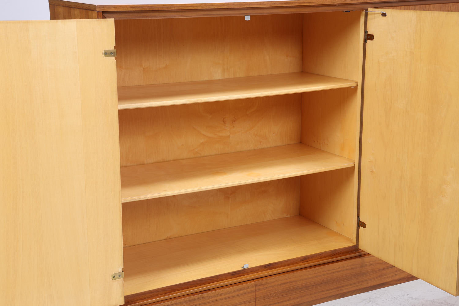 XXL Vintage Schrank 60er Jahre | Mid Century Highboard Schubladen Holz Aufbewahrung