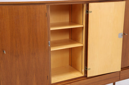 XXL Vintage Schrank 60er Jahre | Mid Century Highboard Schubladen Holz Aufbewahrung