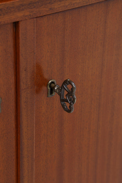 Vintage Mahagoni Regal | Mid Century Schrank | 60er Retro Holz Aufbewahrung