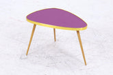 Vintage Blumentisch | Mid Century Nierentisch | Beistelltisch Lila 60er Jahre