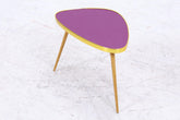 Vintage Blumentisch | Mid Century Nierentisch | Beistelltisch Lila 60er Jahre