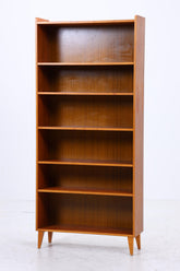 Vintage Teak Bücherregal | Mid Century Regal | 60er Retro Holz Aufbewahrung