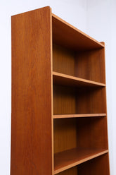 Vintage Teak Bücherregal | Mid Century Regal | 60er Retro Holz Aufbewahrung