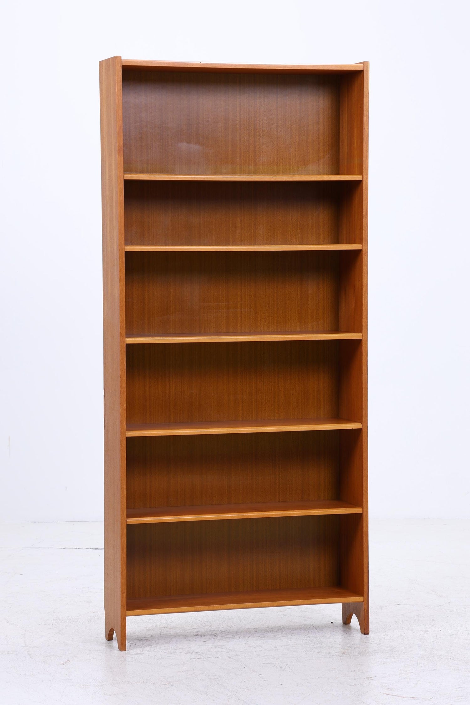 Vintage Teak Bücherregal | Mid Century Regal | 60er Retro Holz Aufbewahrung