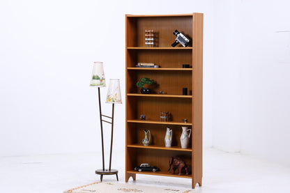 Vintage Teak Bücherregal | Mid Century Regal | 60er Retro Holz Aufbewahrung