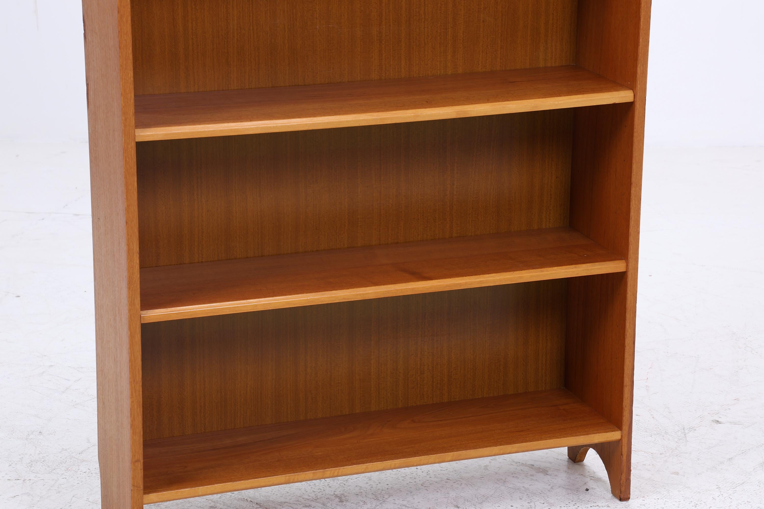 Vintage Teak Bücherregal | Mid Century Regal | 60er Retro Holz Aufbewahrung