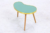 Vintage Nierentisch | Mid Century Blumentisch | Beistelltische Grün 60er Jahre