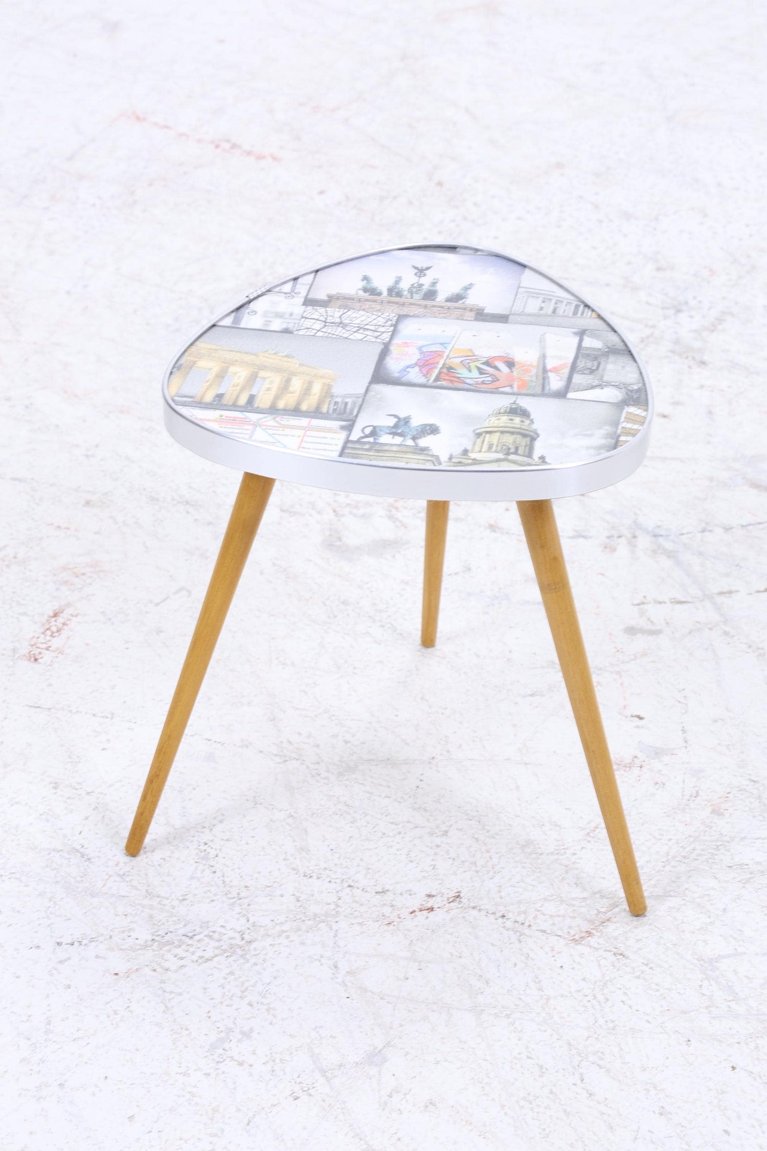 Vintage Blumentisch "Berlin" | Mid Century Nierentisch | Beistelltisch 60er Jahre