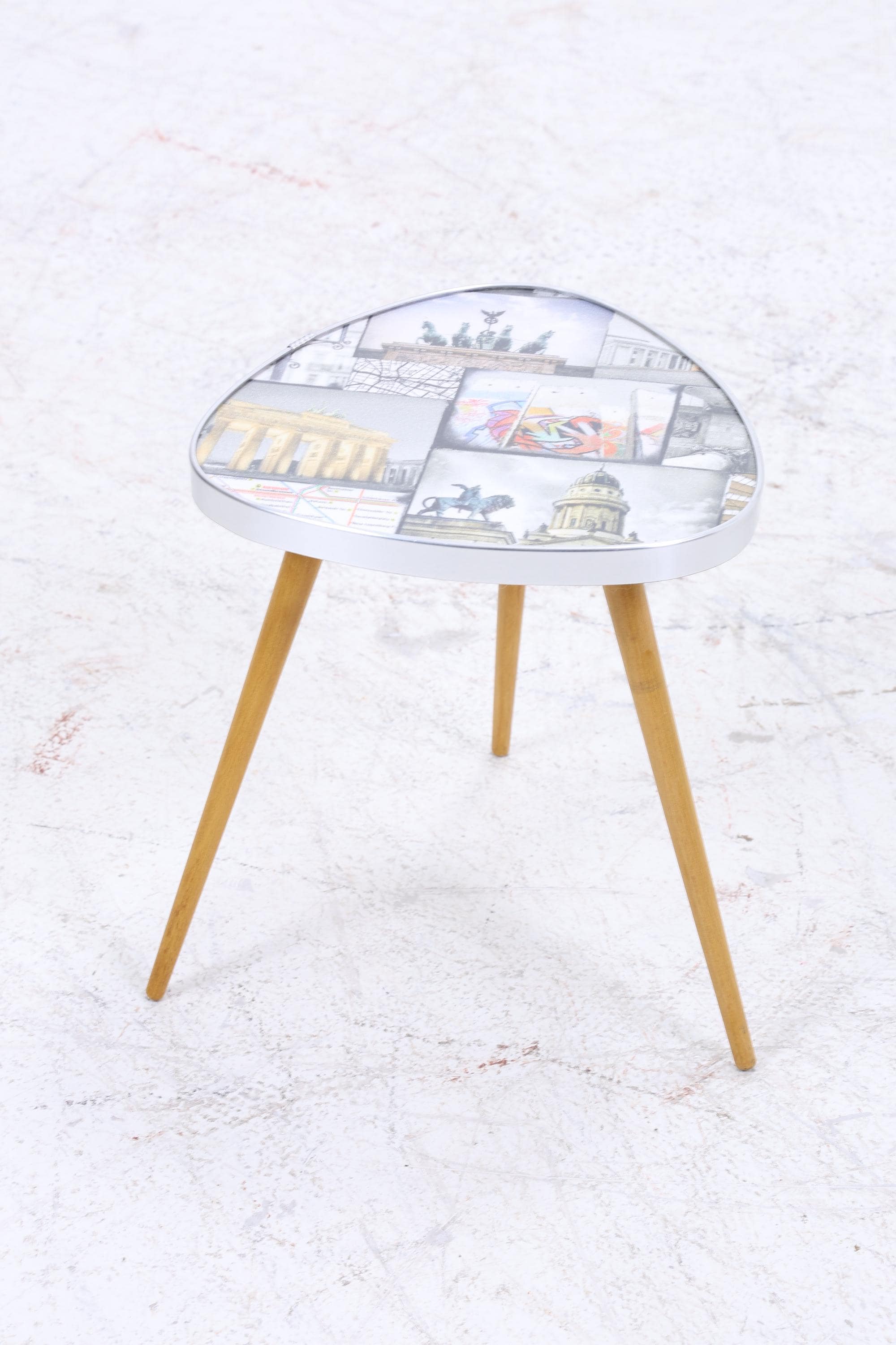 Vintage Blumentisch "Berlin" | Mid Century Nierentisch | Beistelltisch 60er Jahre