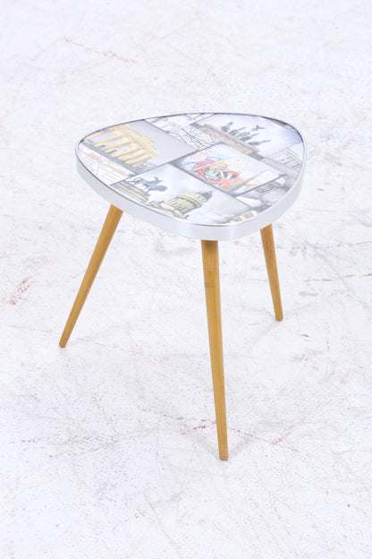 Vintage Blumentisch "Berlin" | Mid Century Nierentisch | Beistelltisch 60er Jahre