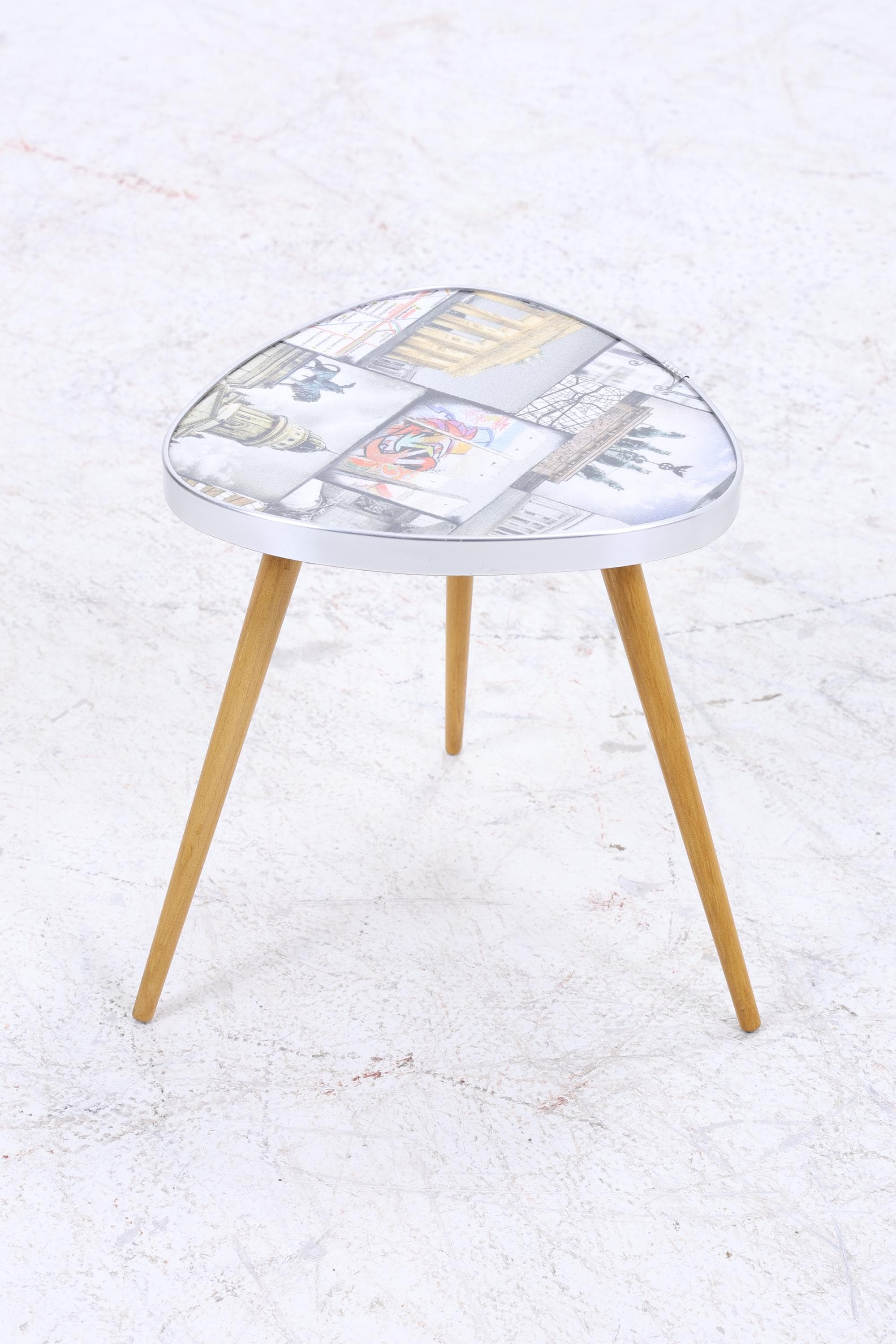 Vintage Blumentisch "Berlin" | Mid Century Nierentisch | Beistelltisch 60er Jahre