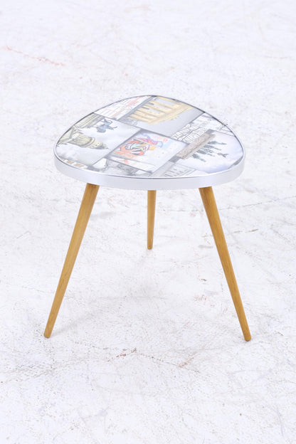 Vintage Blumentisch "Berlin" | Mid Century Nierentisch | Beistelltisch 60er Jahre