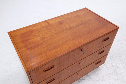 Vintage Teak Kommode | Mid Century Schubladen Schrank Holz Aufbewahrung 60er 70er