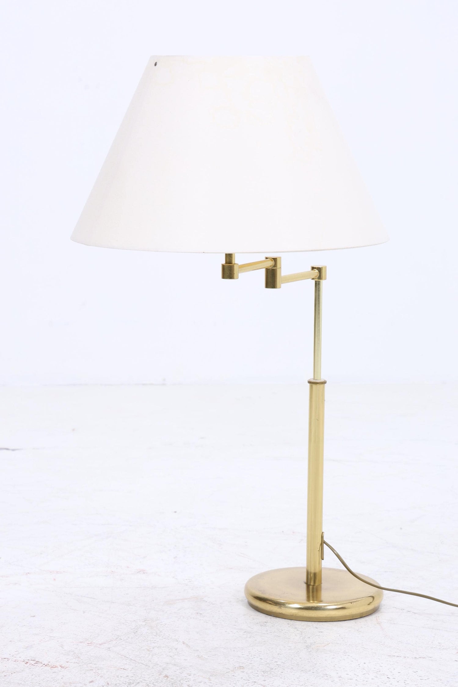 Kleine Vintage Stehlampe | Mid Century Lampe Design Opalglas Wohnzimmerlampe Stehleuchte