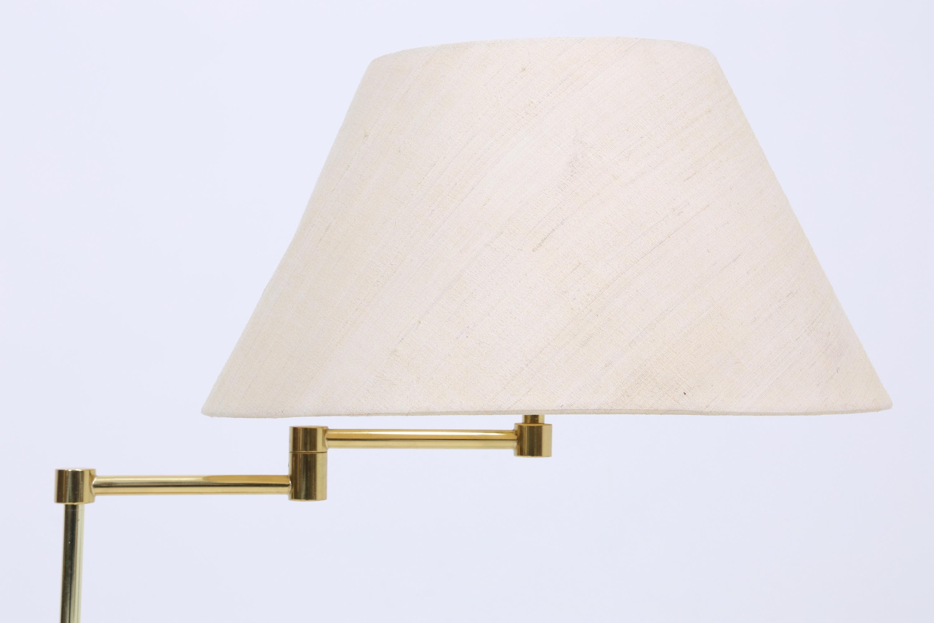 Kleine Vintage Stehlampe | Mid Century Lampe Design Opalglas Wohnzimmerlampe Stehleuchte