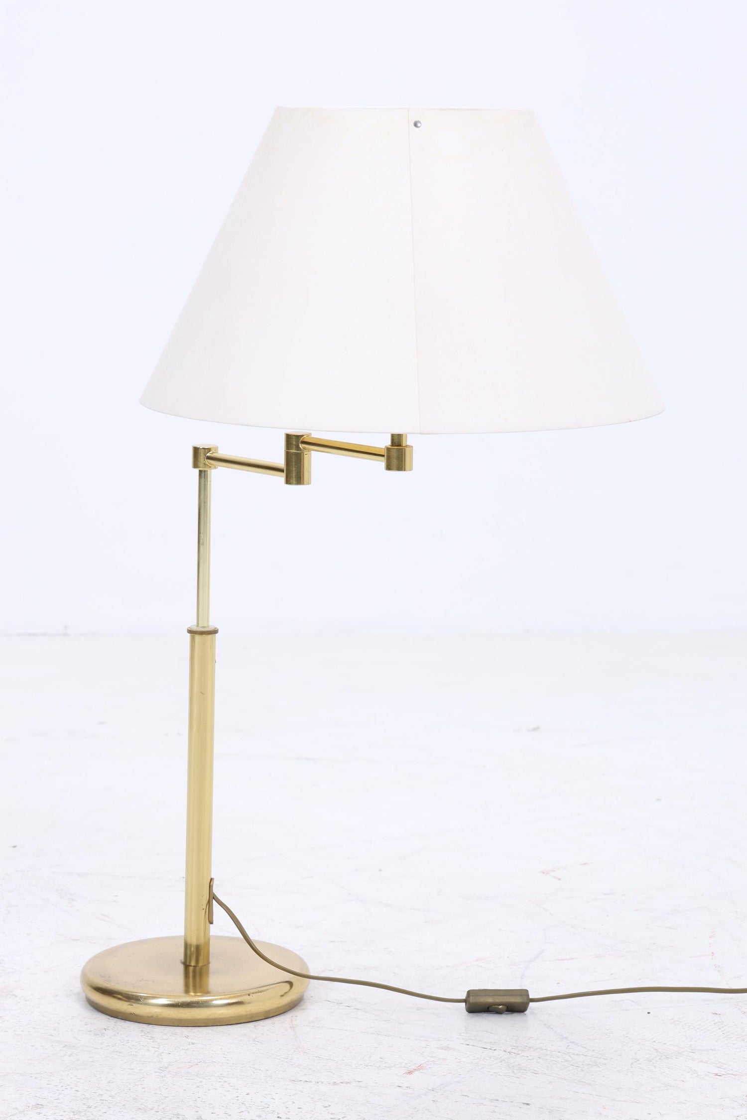 Kleine Vintage Stehlampe | Mid Century Lampe Design Opalglas Wohnzimmerlampe Stehleuchte
