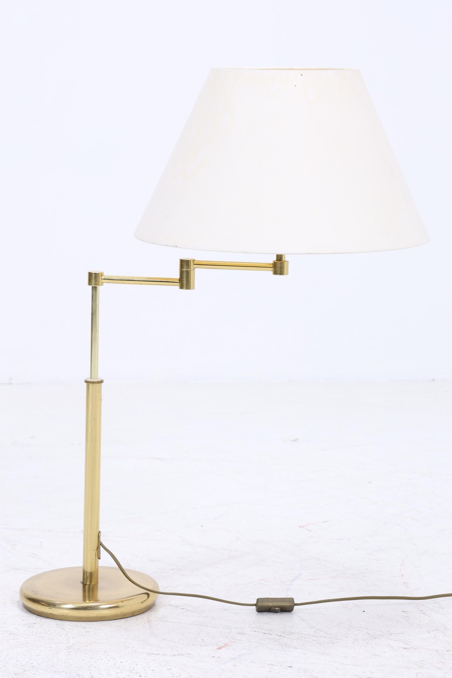 Kleine Vintage Stehlampe | Mid Century Lampe Design Opalglas Wohnzimmerlampe Stehleuchte